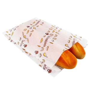 Sac en papier kraft blanc à usage industriel pour l'emballage des aliments et des produits résistants à la graisse, sac d'emballage pour frites - Product Image 4