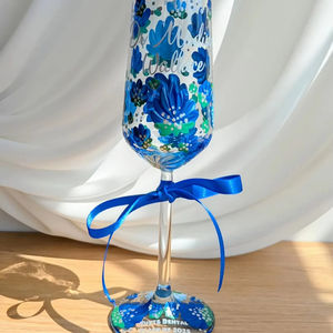 Vaso de Vidrio Moderno, Colorido, Pintado a Mano, Personalizado, Hecho a Medida, Hermético, de Gran Capacidad, Reutilizable, para Niños, Regalo - Product Image 1