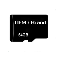 Kartu Memori Kecepatan C10 U3, 32GB/64GB/128GB Profesional Mini TF Card untuk IP/Jaringan Kamera