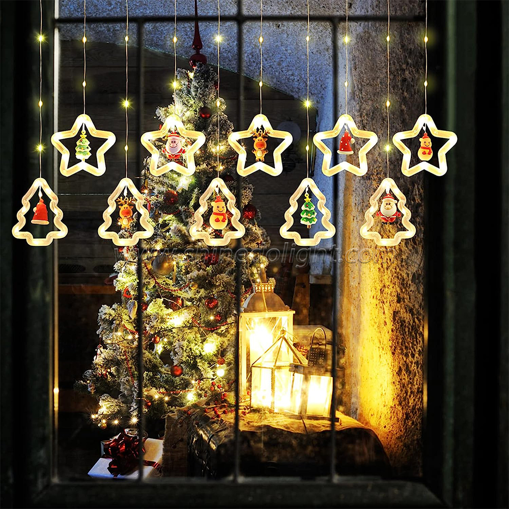 Shinedo Holiday String Lights - Christmas Decoration LED Lights with IP65 Waterproof