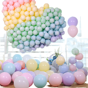 低成本耐用环形乳胶气球，带胶印，适用于婚礼、情人节、万圣节派对装饰 - Product Image 1