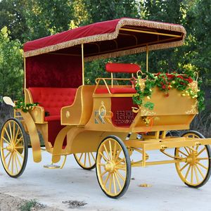 Calèche électrique de style européen en acier de haute qualité pour mariages, capacité 4-6 personnes - Product Image 6