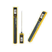 Thermomètre alimentaire numérique VA6502E-BL à lecture instantanée avec sonde longue ℃ ° F Kitchen Meat BBQ Candy Oil Industrial Backlight