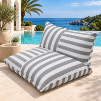 Fauteuil de relaxation géant pour l'extérieur, emballé sous vide, pour piscine, patio, jardin, terrasse, balcon, maison