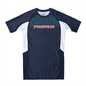 Rashguard de Jiu-Jitsu BJJ de haute qualité, T-shirt de compression pour grappling, Logo personnalisé, Évacuation de l'humidité, Extensible dans les 4 sens, Vente en gros - Product Image 5
