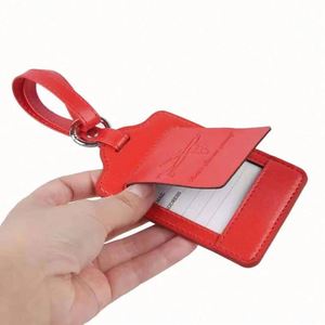 Juego de Etiqueta de Equipaje Antirrobo de Cuero de Lujo y Porta Pasaportes RFID con Patrón de Letras, Accesorios de Viaje Listos para Vender - Product Image 2