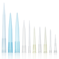 Embouts filtrants jetables de laboratoire stériles universels jaune bleu clair 10ul 100ul 200ul 1000ul Micro Pipette