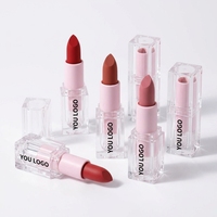 Produit phare : Rouge à lèvres mat nude vegan en velours, longue tenue et waterproof, avec logo personnalisé, vente en gros usine, marque privée