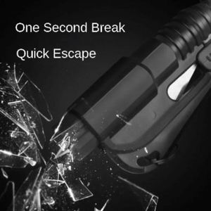 เครื่องมือซ่อมจักรยาน เครื่องมืออเนกประสงค์ ชุดเครื่องมือขนาดเล็กพกพาอเนกประสงค์ พลาสติก อลูมิเนียมอัลลอยด์ สำหรับงัดกระจกฉุกเฉิน - Product Image 3