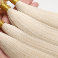 Extensions de cheveux humains Remy à pointe de kératine en forme d'escargot, pré-collées en U, double épaisseur, pointe plate, cheveux humains véritables, qualité salon, vierges, 100g