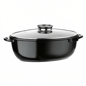 Gourmet CerXXL 10L Roasting <b>Pan</b> 42x27cm With Glass Lid For Oven Use - Product Image 2