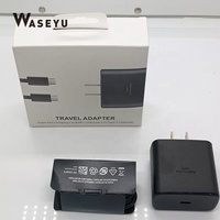 Chargeur rapide 45W PD 3.0 Type-C, adaptateur mural standard UE pour Samsung Galaxy S24 S23 S22 S21 Series, bureau, maison, charge portable