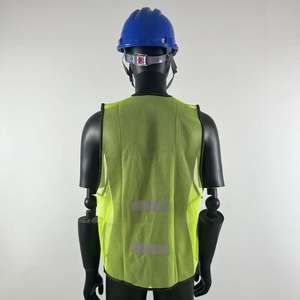 उच्च दृश्यता पॉलिएस्टर सुरक्षा चिंतनशील यातायात कार्य स्वच्छता जैकेट/चिंतनशील सुरक्षा कपड़े - Product Image 3