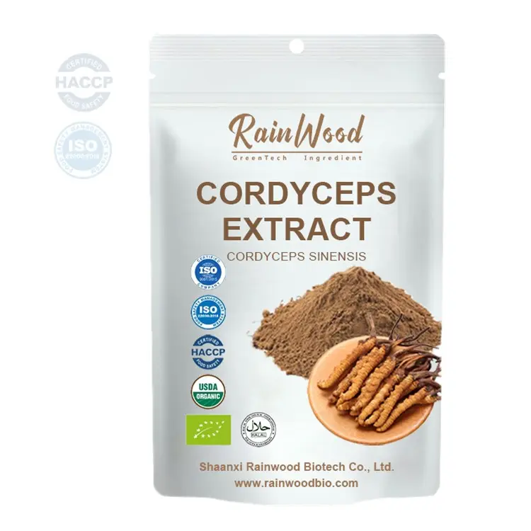 ספק בריאות cordyceps sinensis תמצית אבקת אבקת קורדיציפים