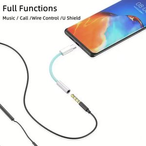 Usb C to 3.5mm <b>Aux</b> Adapter Plug in Nylon Braided 3.5 mm to Usb C <b>Aux</b> Audio <b>Cable</b> for Phone 16 15 - Product Image 4