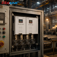 Régulateur de puissance SCR triphasé 400A 500A 600A avec interface de contrôle numérique, programmation PLC, RS485 pour système de four industriel