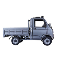 Camionnette électrique certifiée EEC COC avec moteur 1500W, 2 portes, benne de 1,6*1,36m, système de frein à disque, batterie 72V, autonomie 601-700km