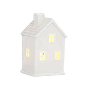 LED luce notturna 3D casa del villaggio di Natale 7 colori per camera da letto comodino bar camino stile materiale ABS AAA batteria di alimentazione - Product Image 4