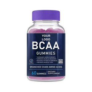 Gomitas de BCAA de Marca Privada OEM, 6 g, Gomitas Veganas de BCAA, Gomitas de Proteína BCAA, Suplemento Muscular para Adultos - Product Image 1