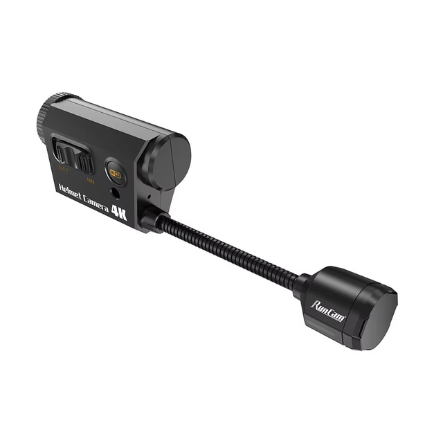 RunCam Helmet Camera 4K 1080p 60fps Built-in WiFi Screen-Free Long Battery Life Face Mask Recorder