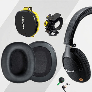 Vente flash - Coussinets d'oreille de remplacement, coussinets d'oreille, housses de coussinets d'oreille, cuir protéiné de haute qualité pour casque Marshall Monitor - Product Image 5