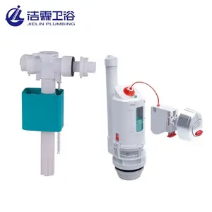 Low Pressure WC Water Tank Fittings Cable Dual Flush Toilet Flush System Flush Valve