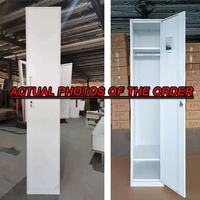 Armoire en acier thermolaqué, casier métallique ventilé pour hôpital, clinique, vestiaire