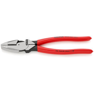 Alicates combinados KNIPEX 09 01 240, tipo alicates de liniero, modelo americano, con revestimiento plástico antideslizante - Product Image 1