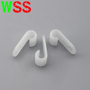 Abrazaderas de cable de plástico de nailon WSS, soportes de tornillo de 5mm de diámetro de paquete para cable, cuerda, gestión de tubos - Product Image 5