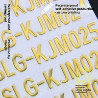 Étiquette adhésive en PVC transparente découpée sur mesure, autocollant de transfert UV, code QR, marquage à chaud, emballage de boîte, parfum, dentifrice