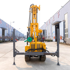 Plataforma de Perforación Hidráulica sobre Orugas HQZ160L, 600m 500m 400m 300m 200m 100m, Perforadora Neumática para Pozos de Agua, Uso en Perforación de Suelos - Product Image 3