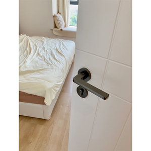 <span class=keywords><strong>Porta</strong></span> Interna Minimalista in MDF Bianco di Alta Qualità, Isolamento Acustico, Garanzia 1 Anno, Apertura Manuale per Camera da Letto, Ospedale, Hotel - Product Image 3