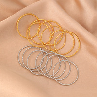 Zhongxing – bijoux faits à la main, accessoires, vente en gros, lot de fleurs, anneau fermé, motif de chanvre, connexion, joints toriques en laiton