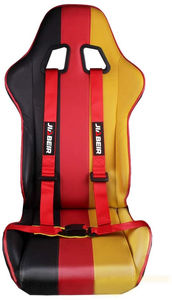 JBR4001レッドセーフティレーシングハーネス4ポイントカーユースセーフティベルト - Product Image 2