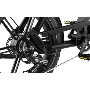 Vélo Électrique Fat Bike X9PRO 48V à Prix de Gros avec Porte-Bagages Arrière, 7 Vitesses, Pneus 20 Pouces, Double Batteries, Moteur Brushless, Autonomie 100-180KM - Product Image 6