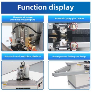 Recortadora de Bordes Curvos Multifunción, Corte Recto y Curvo, Doble Acabado Fino y Rugoso para Madera Contrachapada, <span class=keywords><strong>OSB</strong></span>, Tablero Compuesto, Panel, Muebles - Product Image 2