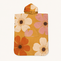 Serviette poncho de surf en microfibre OEM avec capuche et poche, séchage rapide, pour la plage et la natation, pour hommes et femmes, design personnalisé