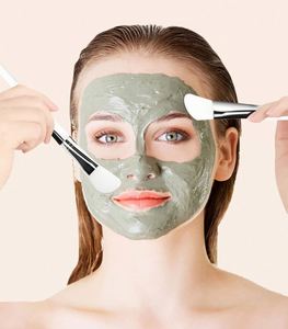 Brocha de silicona personalizada al por mayor para mascarillas, herramienta cosmética de belleza para mezclar base de maquillaje, mango de nailon y plástico para rostro - Product Image 5