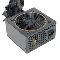 Alimentation ATX de haute qualité 400W/500W/550W, interface 24 broches, certifiée 80PLUS, PFC actif, marque OEM, ventilateur de refroidissement interne 120 mm pour PC