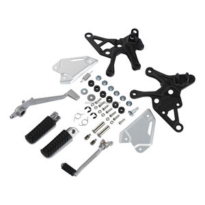 Soporte de pedales de clavija delantera negra para Kawasaki Z900 <span class=keywords><strong>Z</strong></span> 900 <span class=keywords><strong>ABS</strong></span> 2017 2023- - Product Image 1