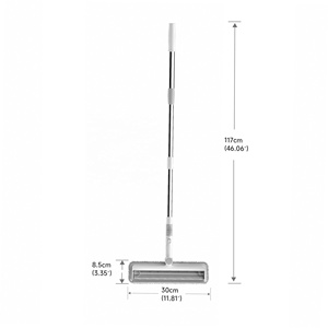 Realida 3-trong-1 nhựa cửa sổ sạch hơn với thay thế khăn và lau đầu giống cây chổi cho kính cửa sổ làm sạch - Product Image 6