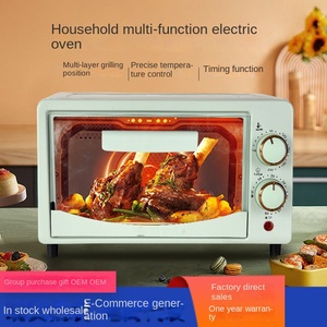 เตาปิ้งขนมปังทำจากแก้ว12L โลหะเตาอบไฟฟ้าขนาดเล็กสำหรับอบขนมปัง - Product Image 3