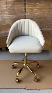 Tabouret de bar pivotant réglable de qualité supérieure, chaise de bar moderne de luxe dorée avec dossier en velours pour hall d'hôtel, bar, cuisine - Product Image 6