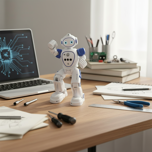 Çok Satan JJRC Cady Wida Erken Eğitim Robotu - Çocuklar İçin Akıllı Programlanabilir Uzaktan Kumandalı Oyuncak, Hareket Algılama ve Dans Özellikli - Product Image 6