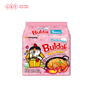 Authentic <strong>Korean</strong> Food Halal Sanyang Brand Creamy Buldak Chicken Carbonara <strong>Korean</strong> Spicy <strong>Ramen</strong> Packet <strong>Noodles</strong> Wholesale Products - Product Image 1
