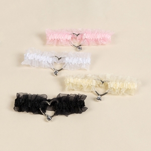 Nouvelle Jarretière en <span class=keywords><strong>Dentelle</strong></span> à Volants <span class=keywords><strong>pour</strong></span> Femmes, Accessoire de Mode Streetwear <span class=keywords><strong>pour</strong></span> la <span class=keywords><strong>Cuisse</strong></span> - Product Image 3
