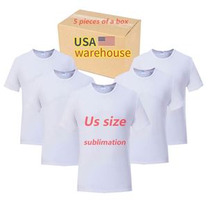 Camisetas Lisas para Mujer, Almacén en EE. UU., Camisetas para Sublimación 100% Poliéster, Talla Estadounidense, Camisetas Lisas de Poliéster para Impresión Personalizada - Product Image 1