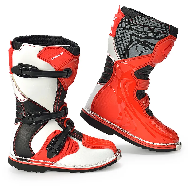 New Selling Fashion Men motorcycle boots Anti-slip PU Leather Boot Motorbike Adventures Riding Motorcycle Shoe