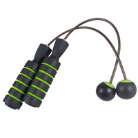 Corde à sauter réglable sans fil pour l'entraînement des adultes, en PVC robuste, pour la salle de sport, l'exercice physique en intérieur, petite balle