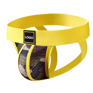 Bedruckte Camouflage-Lingerie Air Jocks <span class=keywords><strong>Jockstrap</strong></span> Herren-Tanga Unterwäsche mit Individueller Marke - Product Image 5